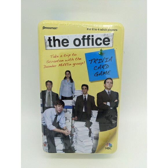 NEW The Office Trivia Card Game 2009 Edition Tin Pressman #4125 Complete TV Show - Picture 1 of 3
